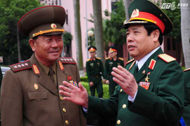 Hình ảnh Bộ trưởng các Lực lượng vũ trang Triều Tiên thăm Việt Nam