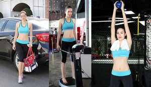 Phạm Hương chăm chỉ tập luyện trước thềm Miss Universe