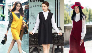 Xu hướng layer áo trong đầm rộn ràng mùa thu