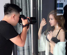 Elly Trần nóng bỏng trong hậu trường chụp ảnh nội y sexy