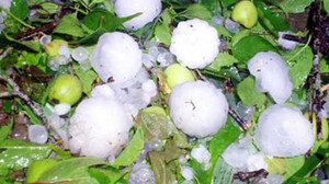 Clip: Mưa đá kinh hoàng tấn công nước Mỹ