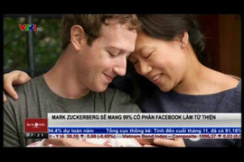 Mừng con gái đầu lòng, ông chủ Facebook mang 99% tài sản làm từ thiện