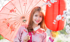 Hot girl ĐH Công nghiệp xinh đẹp trong bộ trang phục truyền thống Hàn Quốc
