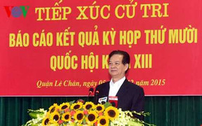 Thủ tướng Nguyễn Tấn Dũng tiếp xúc cử tri TP Hải Phòng