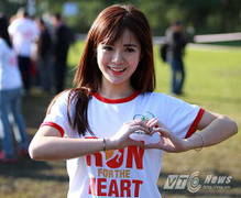 Hot girl Việt háo hức tham gia đường chạy ‘Vì trái tim 2015’