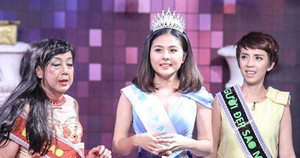 Vân Trang đăng quang Hoa hậu Vũ trụ 2015 trong tập 6 Ơn giời cậu đây rồi