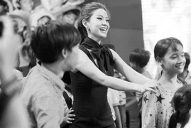 Diễm Trang tất bật đi sự kiện từ thiện trước đám cưới