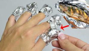 Điều nhiệm màu sẽ xảy ra khi bạn bọc giấy bạc quanh tay, chân