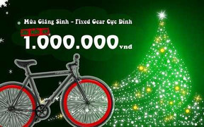 Vui Giáng Sinh quà rung rinh – Fixed gear khung nhôm mới cực đỉnh