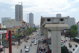 Thi công đường sắt trên cao, Hà Nội cấm nhiều tuyến đường