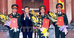Bộ Quốc phòng có thêm 3 thượng tướng