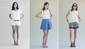 Những kiểu phối đồ với áo thun trắng cực đáng yêu