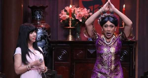 Long Nhật lại giả gái, làm con dâu mẹ chồng khó tính Trấn Thành