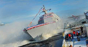 Tàu chiến mới nhất của Mỹ bị vỡ ngay sau khi rời cảng