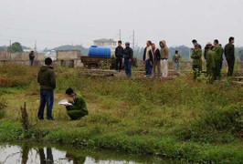 Người đàn ông chết bất thường, nằm sấp dưới ruộng rau