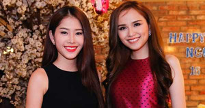 Diễm Hương thay mặt Phạm Hương mừng sinh nhật 'bà ngoại'