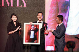 Kim Lý, Trọng Hiếu Idol lịch lãm tại lễ trao giải Quý ông