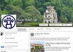 Hà Nội đưa thông tin điều hành lên Facebook