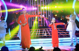 Gương mặt thân quen nhí: Bảo Ngọc hoá Tóc Tiên thể hiện 'vũ điệu cồng chiêng'