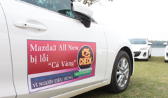Hội viên CLB Mazda 3 bêu tên xe dính lỗi 'nổi cá vàng'