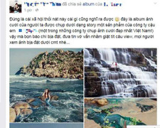 Bức xúc vì bị ăn cắp ảnh cưới làm tin 'bắt được nàng tiên cá 48kg'