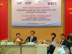 VCCI khởi động bình bầu Top 10 quy định pháp luật tốt nhất và tồi nhất