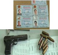 Triệt phá đường dây làm giả CMND liên tỉnh, thu vũ khí nóng