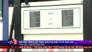Bắt quả tang 2 cây xăng gắn chíp gian lận ở Hà Nội