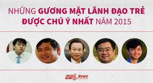 Những gương mặt lãnh đạo trẻ được chú ý nhất năm 2015