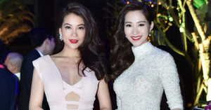 Trương Ngọc Ánh đọ vòng một với hoa hậu Đặng Thu Thảo