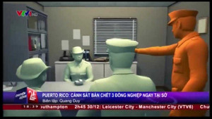 Clip: Tức giận, cảnh sát bắn chết 3 đồng nghiệp tại sở