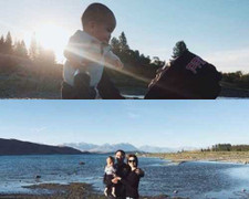 Ảnh cận mặt quý tử của Tăng Thanh Hà