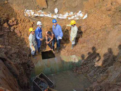 Video: Đường ống nước sông Đà gặp sự cố lần thứ 17