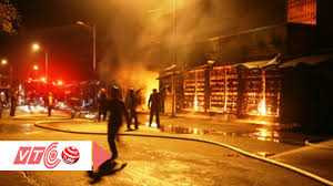 Video: Toàn cảnh vụ cháy chợ Phủ Lý, Hà Nam