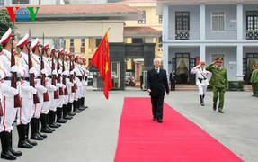 Tổng Bí thư chỉ đạo Cảnh sát cơ động bảo vệ tuyệt đối an toàn Đại hội Đảng