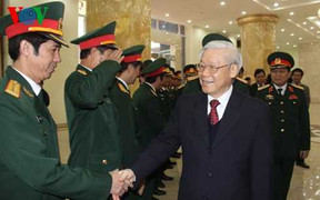 Tổng Bí thư: Không được lơ là, lơi lỏng nhiệm vụ bảo vệ Tổ quốc