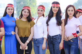 Á hậu Diễm Trang, Lan Khuê rủ nhau đi hiến máu