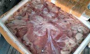 Bắt giữ hơn 600kg nội tạng thối