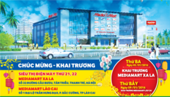MediaMart liên tiếp khai trương 2 siêu thị điện máy tại Hà Nội và Lào Cai