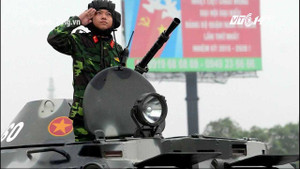 Video: Cận cảnh dàn xe chống khủng bố tham gia bảo vệ Đại hội Đảng