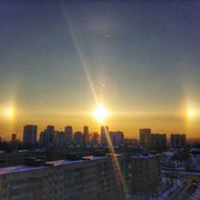 Cip: Sửng sốt với hiện tượng mặt trời giả kỳ thú trên bầu trời Nga