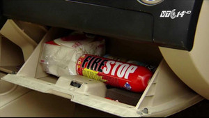 Clip: Bình chữa cháy trên ô tô có thể phát nổ?