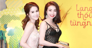 Trà Ngọc Hằng 'gây choáng' với váy xuyên thấu quá gợi cảm