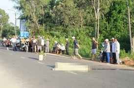 Người đàn ông bị sát hại bên lề đường