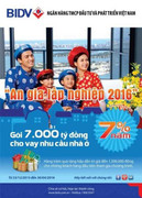 'An gia lập nghiệp' với gói 7.000 tỷ đồng Vay nhu cầu nhà ở của BIDV