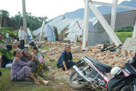 Động đất mạnh kèm tiếng nổ lớn từ lòng đất ở Quảng Nam