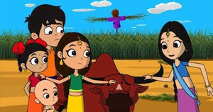 Ảnh độc lạ 'Cô dâu 8 tuổi' phiên bản hoạt hình đang gây sốt ở Ấn Độ