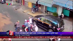 Clip: Tóm gọn băng cướp dàn cảnh đụng xe cướp tài sản ở Sài Gòn