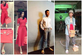 Thủy Tiên, Đàm Vĩnh Hưng gây ngạc nhiên khi đi dép tổ ong 'huyền thoại'