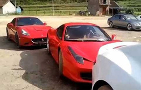 Dàn siêu xe, xe sang vứt đầy dưới ruộng tại Cao Bằng